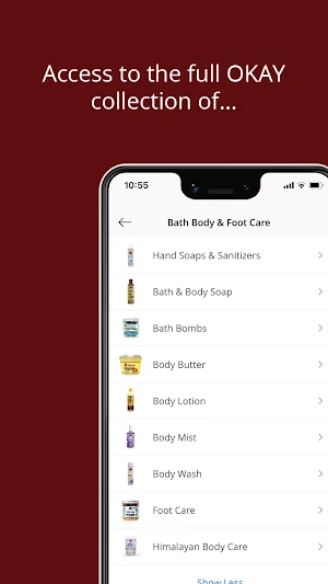 Okay Pure Naturals Wholesale Screenshot 2