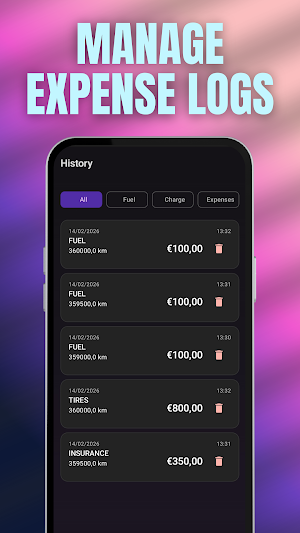 Car Expense Tracker - Fuel Log Screenshot 3