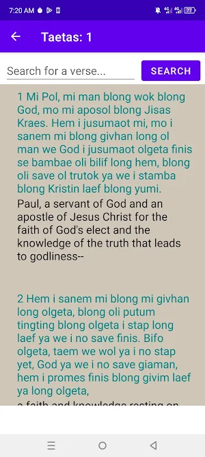 Bislama Bible Screenshot 3