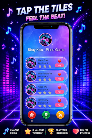 Stray Kids - Piano Game Screenshot 1