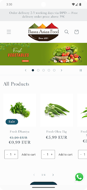 Basra Asian Food Screenshot 0