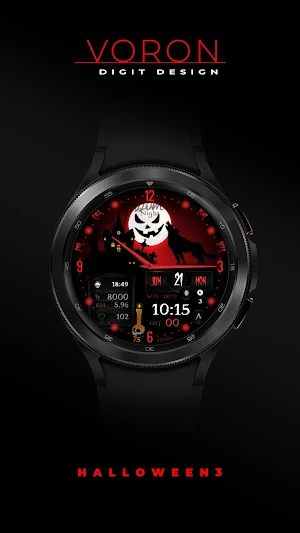 Voron "Halloween 3" Watch Face Screenshot 3