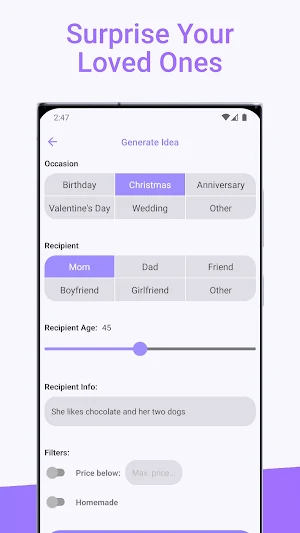 Great Gift Ideas Screenshot 1