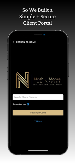 Noah J. Moore Law Firm Screenshot 1