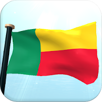 Benin Flag 3D Live Wallpaper