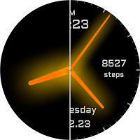 EY06 Orange Glow Watchface