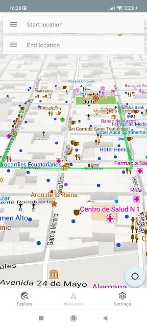 Quito Ecuador Offline Map Screenshot 1