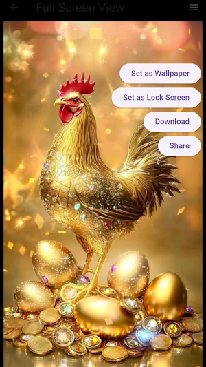 Gold Wallpaper Screenshot 2
