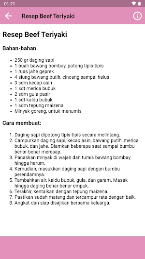 32 Resep Masakan Daging Qurban Screenshot 1