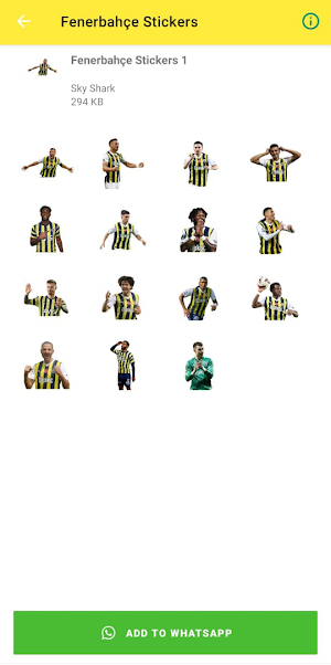 Fenerbahçe Stickers Screenshot 1