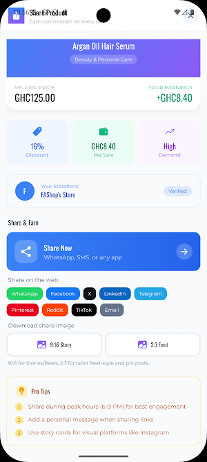 BYOB Sales Screenshot 3