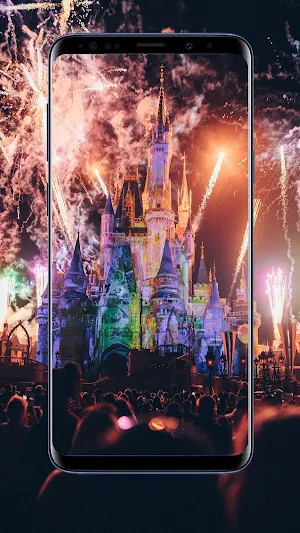 Fire Works Wallpaper Screenshot 1