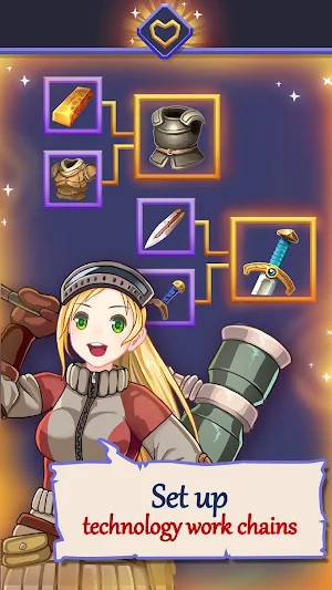 Fantasy town: Anime girls story Screenshot 2