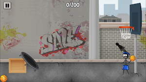 Stickman Trick Shot Basketball Screenshot 0