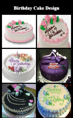 Birthday Cake Design Screenshot 2