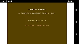 Theatre Europe C64 Screenshot 0