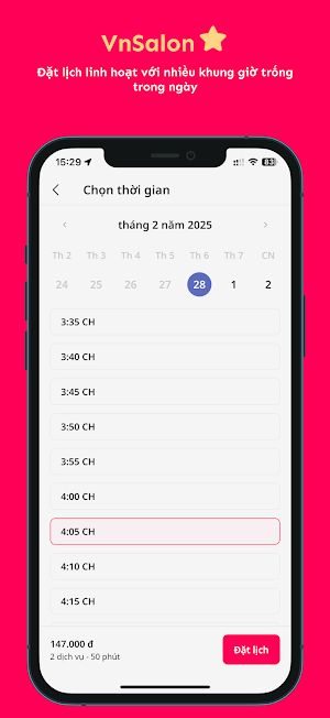 VnSalon: Đặt lịch Salon, Spa Screenshot 3