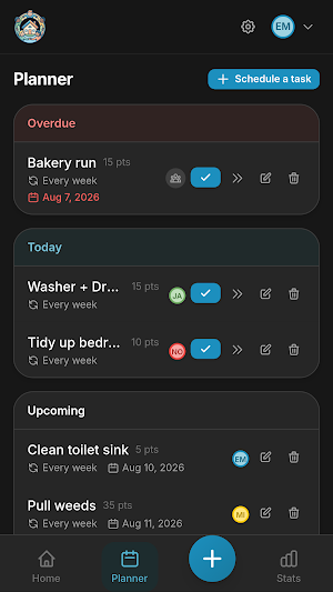 FairChore: Family Chore Chart Screenshot 2