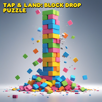 Tap & Land: Block Drop Puzzle