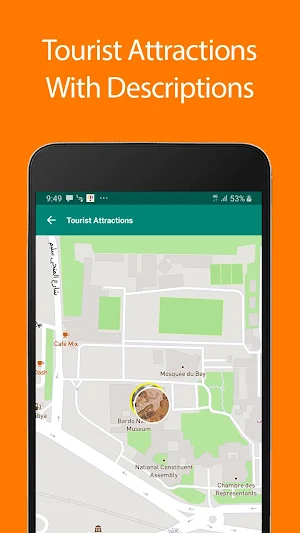 Tunisia Offline Map and Travel Guide Screenshot 0