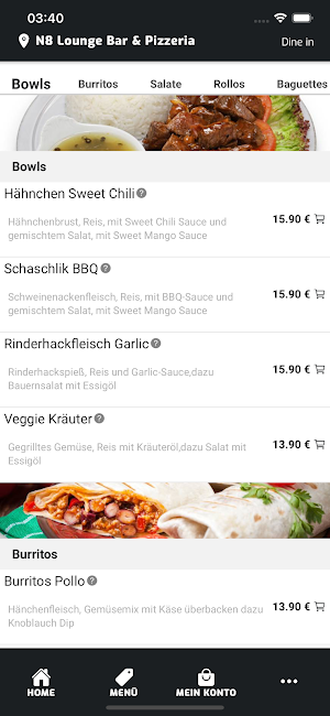 N8 Lounge Bar & Pizzeria Screenshot 2