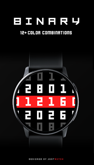 Binary Watch Face Screenshot 2