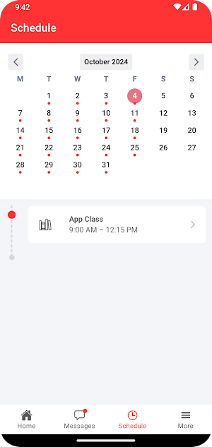 GoAcademy! IH Student App Screenshot 1