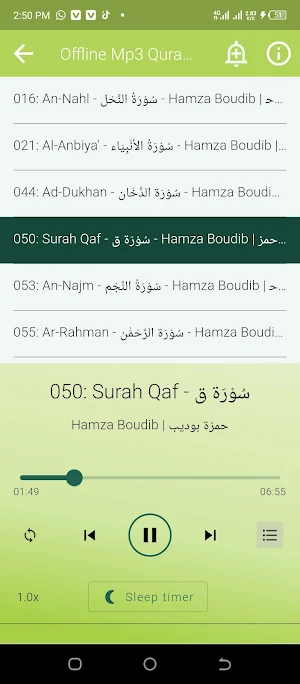 Hamza Boudib Mp3 Quran Screenshot 2