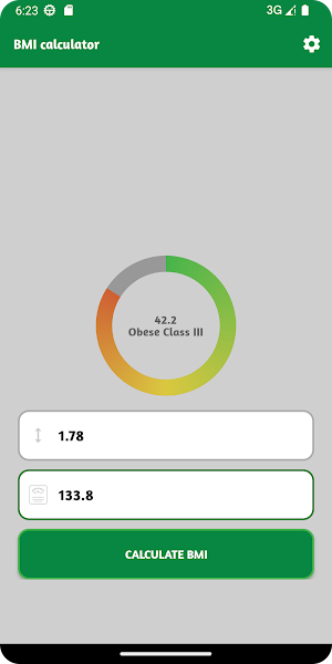 BMI Calculator Screenshot 3