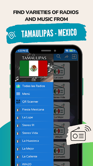 Tamaulipas Radio Stations Live Screenshot 1