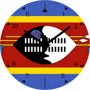 Swaziland Analog Watch Face Screenshot 3
