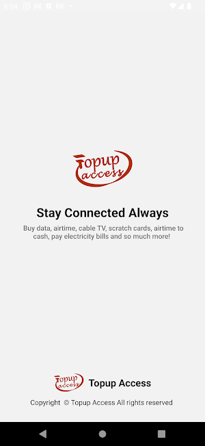 Topup Access Screenshot 0