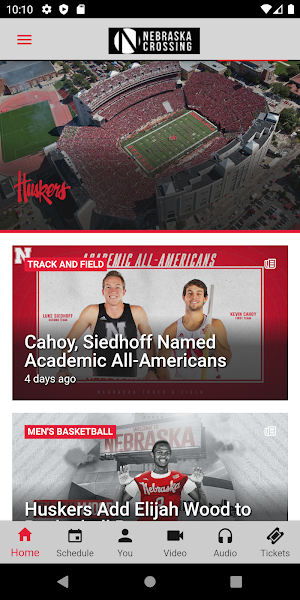 Official Nebraska Huskers Screenshot 0