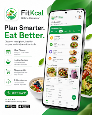 FitKcal: Calorie Calculator Screenshot 1