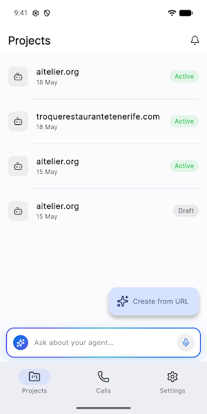 Voice Agent Builder Screenshot 0