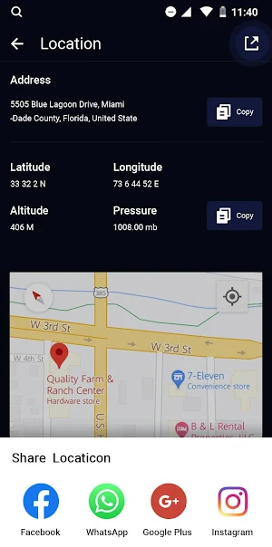 Free Compass for Android - GPS Compass Direction Screenshot 3