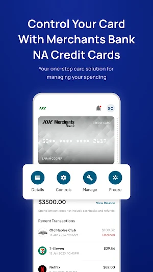Merchants Bank NA Credit Cards Screenshot 0