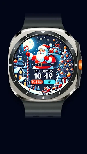 Holiday Santa Watch Face Screenshot 3