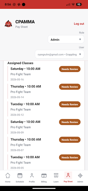 The CPAMMA App Screenshot 2