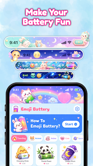 Emoji Battery Icon & Widget Screenshot 0