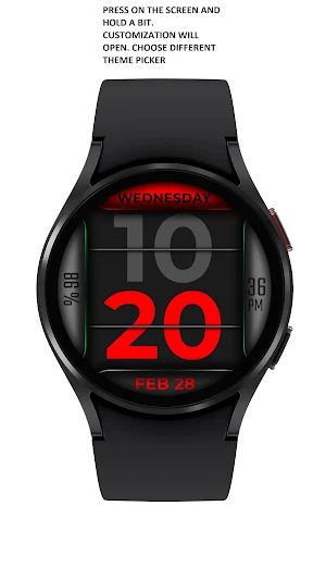 Watch Face H6 - Wear OS Screenshot 0