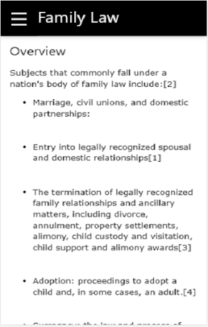 Family Law Screenshot 2