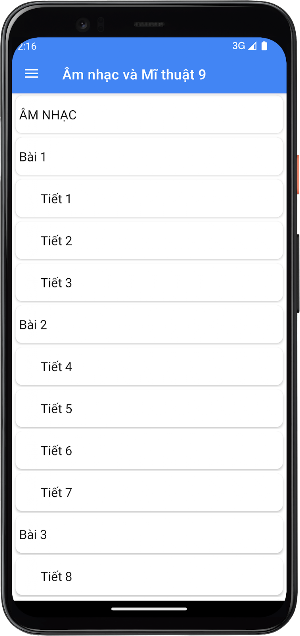 Âm nhạc và Mĩ thuật Lớp9 Screenshot 3