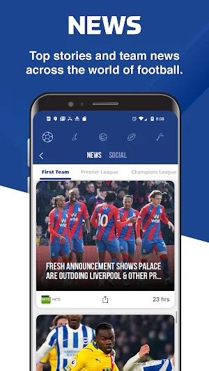 Palace Eagles - Live Scores Screenshot 0