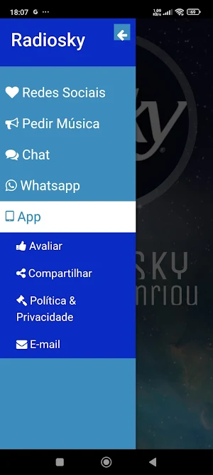 radioskyweb Screenshot 2