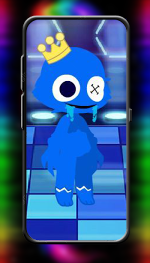 Blue Rainbow Friend Wallpaper Screenshot 1