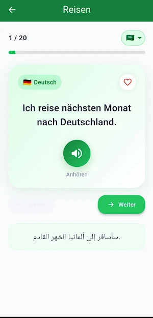 Deutsche Sätze – Learn German Screenshot 3
