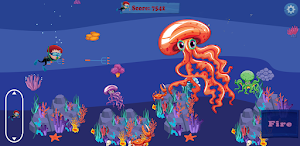 Scuba Monster Hunting Game 2D Screenshot 0