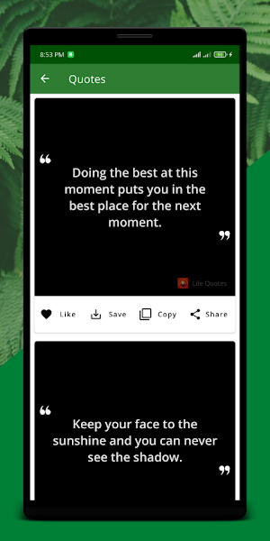 Life Quotes & Saying Creator Screenshot 1