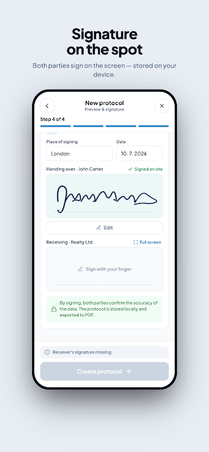Move-In Checklist: Inspection Screenshot 2